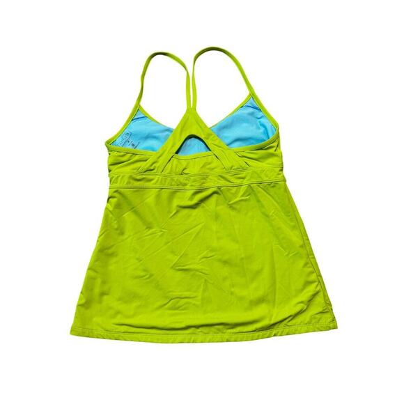 ATHLETA women's swim/tankini top, size M, Yellow/green - Picture 2 of 8